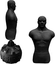 Hi Tech Silicone Free Standing Human Bob Boxing Punching Dummy Bag X-Large Black
