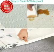 FLAGAV Baby Play Mat 79"x71" Folding Foam Waterproof Reversible Non-Toxic Por...