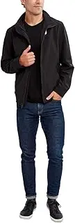 [Nautica] Men's Lightweight Windbreaker Stretch Athletic Outdoor Full Zip Bomber Golf Jacket