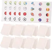 Mahjong Tiles Game Set Pieces Plastic Educational Game for Boys and Girls Adults Entertainment