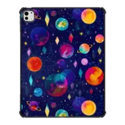 iPad Pro 13-inch (M4) iPad Impact Case Intergalactic by Grace Andersson