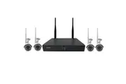 Elinz 4CH CCTV Wireless Security System 2MP IP WiFi 4x Camera 1080P NVR Outdoor NO HDD