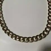 Monet Gold Tone Chunky Chain Necklace NWT Classic Minimal Chic 18 inches Cuban