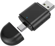 2 in 1 Wireless Carplay Adapter, Plug & Play Magic Link Carplay Stable Fast Connection, Convert Factory Wired to Wireless Carplay Dongle/Android Auto Adapter for 2016+ Cars