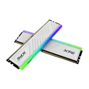 Adata 16GB (2x8GB) Gammix D35G RGB DDR4 Memory, 3600Mhz CL18 RAM White