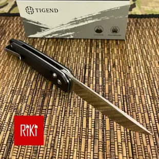 【瑞棋精品名刀】TIGEND 4903B 黑色G10柄折刀