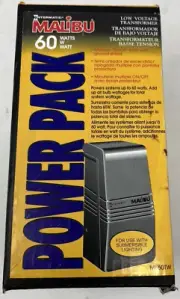 Malibu Power Pack Low Voltage Transformer w/timer 60 Watts