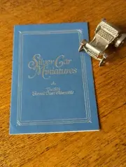 Franklin Mint Curved Dash 1904 Oldsmobile ~Sterling Silver~ 1/43 Model Car