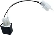 LED Flasher Relay Motorcycle,2-Pin Cable Harness Relay Connector | Quick Connect, Adjustable Replacement Parts Copper Wires, Plug and Play