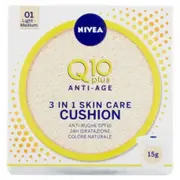 Nivea Q10 Plus Anti-Age 3 In 1 Skin Care Cushion 15 G – 01 Light Medium
