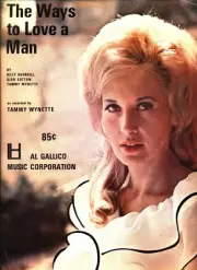 TAMMY WYNETTE THE WAYS TO LOVE A MAN SHEET MUSIC PIANO/VOCAL/GUITAR 1969 NEW