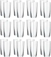 Amazon Basics Admiral Cooler Borosilicate Glass Cup 14.7 oz 24-Pack