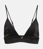 [Blumarine] Blumarine Satin bralette AU 4 black