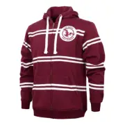 NRL Manly Sea Eagles Men's Retro Zip-Front Hoodie - Size 5XL