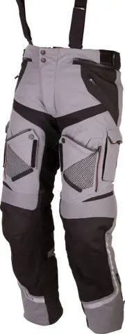 Modeka Panamericana, textile pants , color: Grey/Black , size: 5XL