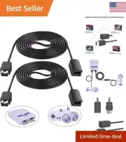 Extension Cable for NES/SNES Classic Controller - 10ft, 2-Pack