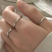 Stainless Steel Ring E445 - Silver - 6