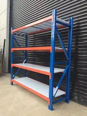 New 1.5Mx2M Garage Warehouse Steel Storage Shelving Shelves Racking Racks 800kg