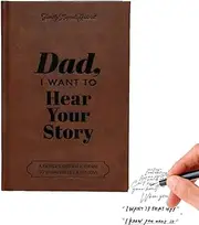 AUPOINT Journal Bound Hardback For Fathers Day Gift with Ribbon Bookmark, A Father’s Guided Journal To Share His Life & His Love, Dad, I Want to Hear Your Story (Hear Your Story NoteBooks)