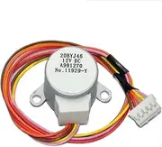 20BYJ46 12V DC Swing Leaf Synchronous Wind Stepper Motor for Shaft Length 7mm, Compatible for Panasonic, Air Conditioner 25cm Cables