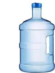 Reusable Water Bottle - Large Capacity, Portable Handle | Food Grade Water Storage Tank for Camping, Hiking, Travel | Durable Leak- Gallon Pouch,