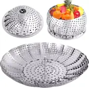 Vegetable Folding Steamer Basket Work with Instant Pot Pressure Cooker 5/6/8 QT