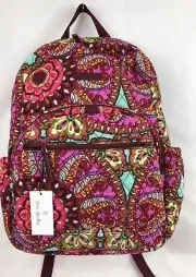 Vera Bradley Quilted ESSENTIAL BACKPACK Resort Medallion Campus Laptop School