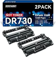 DR730 Drum Unit Compatible Replacement for Brother DR730 DR-730 DR 730 for HL-L2350DW HL-L2395DW HL-L2370DW HL-L2390DW MFC-L2710DW MFC-L2750DW DCP-L2550DW Printer (2 Drum, NOT Toner)
