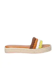 Logo slippers 41 Nude