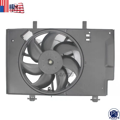 FOR 2011-2019 FORD FIESTA RADIATOR & CONDENSER COOLING FAN 1.6L L4 FO3115186 US (for: Ford)