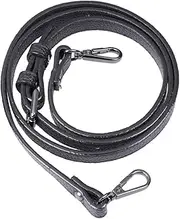[AKOOSY] Adjustable PU Replacement Shoulder Bag Strap for Women Versatile Black Accessory for Crossbody Bags and Handbags with Durable Buckle for Travel Gym and Everyday Use