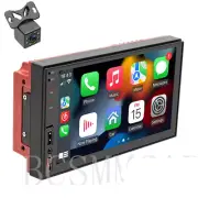 Double 2DIN Car Stereo Radio MP5 Player CarPlay Android Auto Head Unit W/Camera (for: Honda Civic)