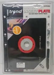 Trend Rigid Router Table Insert Plate, Thermoset Phenolic, Plate.