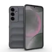 For Samsung Galaxy S25+ Plus Case, Wavy Shielding Cover, Dark Grey