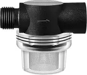 Twist-On Water Strainer Filter with Stainless Steel Mesh – 1/2 Inch Threaded Water Inlet Strainer for RV, Boat, Camper, Sprayer – Twist-On Pipe Strainer for Water Pumps, Caravan, Lawn & Marine Use