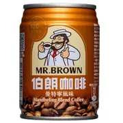 MR.BROWN 伯朗 伯朗咖啡曼特寧風味240ml-箱購