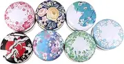 DECORNIJIA 7Pcs Iron Candle Tins Empty Aromatherapy Containers for DIY Projects Spice Jars and Jewelry Lip Balm and More