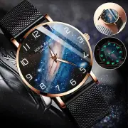 Ultra Thin Waterproof Men Watch Classic Business Stainless Steel Quartz Luminous