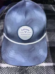 Callaway Performance Gear Blue Camouflage XSPANN Adjustable Trucker Hat New