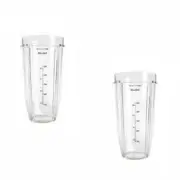 Replacement Accessories Cups fit for Nutri Ninja Auto IQ Bullet Blender~ 2x Medium 24oz cups