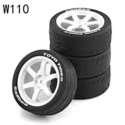 1/10 RC Racing Car Tires Drift Car Tyre for TT01 TT02 XV01,Black