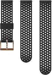 Suunto 20mm Silicone 20mm Athletic 1 Silicone Strap Black Copper Size S+M