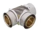 Viega 2" PEX Press Tee w/ sleeves