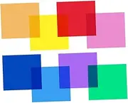 TINEASUR 8pcs 12 Flash Filters Gel Filter Cards Easy to Fix Use High Transmission Suitable for Studio and Outdoor Photography