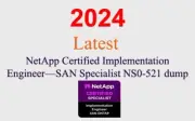 NetApp Implementation Engineer SAN NS0-521 GUARANTEED (1 month update)