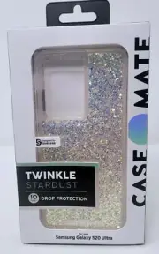 Case-Mate Case for Samsung Galaxy S20 Ultra, Twinkle Stardust, Drop Protection