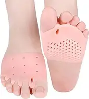Toe Spacers - Foot Separators to Correct Bunions | Breathable Metatarsal Foot Pads, Forefoot Cushions for Women, Adults, Friends