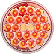 GG Grand General 77603 4 inches Pearl Red/Clear with 24 SMD LED Sealed Light