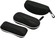 [OATIPHO] 3pcs Compact Sunglasses Cases Anti-collision Simple Style for Travel Outdoor Activities