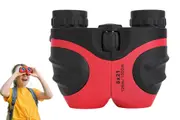 Binocular for Kids Shockproof High Resolution Optics Compact Toy Binocular for Bird Watching Travel Camping-Red